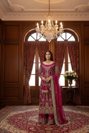 Embroidered Formal Dress Luxury Traditional Look