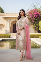 Luxury Embroidered Formal Kurta Set