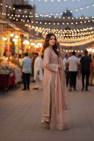 Luxury Embroidered Formal Suit Set