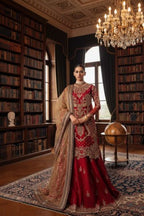 Luxury Embroidered Bridal Sharara Set