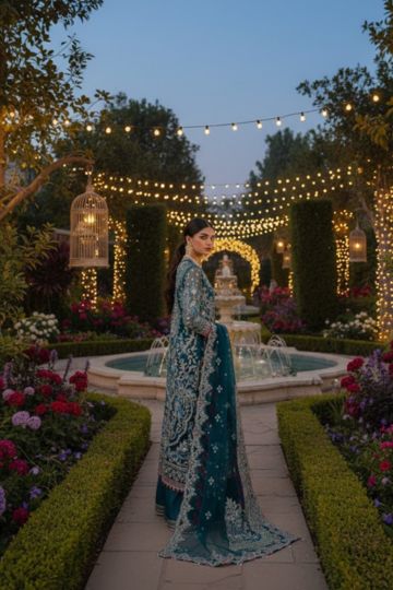 Luxury Embroidered Formal Suit Set