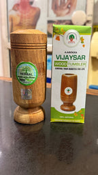 Herbal Wooden Tumbler – Natural Wooden Drinking Cup | Reusable Eco-Friendly Herbal Tea & Water Cup | Traditional Wooden Mug for Home & Travel