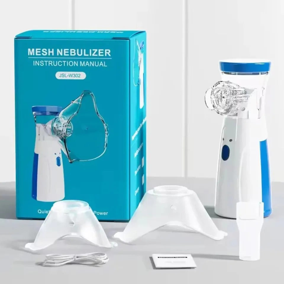 MASH Portable Mesh Nebulizer Machine for Kids & Adults | Mini Handheld Inhaler for Respiratory Care