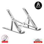 Metal Laptop Stand – Portable Foldable Adjustable Aluminum Laptop Holder for Desk & Office