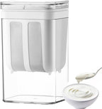 Greek Yogurt Maker & Strainer 1100ML – Fine Mesh Yogurt Filter for Thick Greek Yogurt, Hung Curd & Labneh