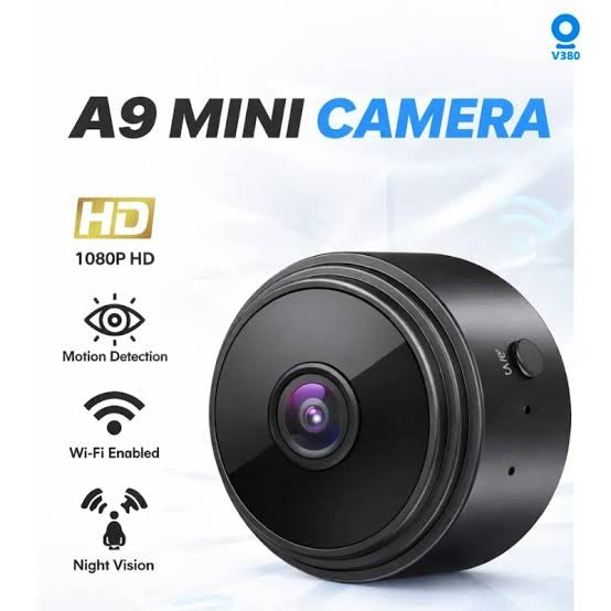 A9 Mini WiFi Camera 1080P HD – Wireless Security Camera with Night Vision, Motion Detection & Remote Mobile Viewin