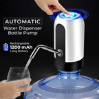 Electric Water Bottle Pump for 19L Bottles – USB Rechargeable Automatic Water Dispenser with One-Touch Operation