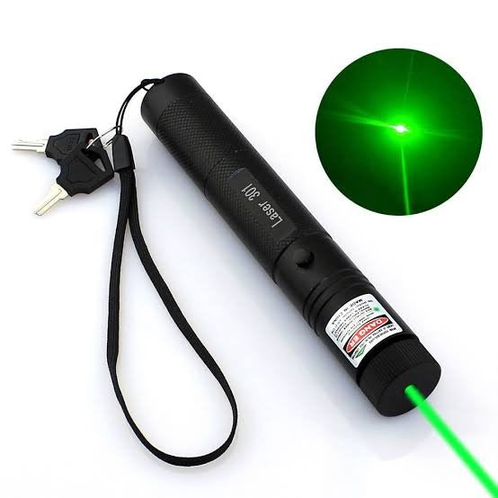 Green Laser Pointer – Rechargeable Laser Light Pen with Bright Green Beam, Adjustable Focus & Safety Lock for Presentation, Teaching & Outdoor Use