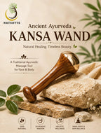 Natural Healing Kansa Wand Body Massager – Traditional Copper Massage Tool for Relaxation, Skin Care & Daily Wellness