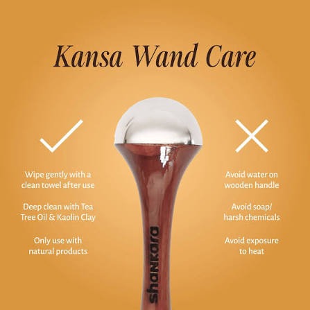 Natural Healing Kansa Wand Body Massager – Traditional Copper Massage Tool for Relaxation, Skin Care & Daily Wellness