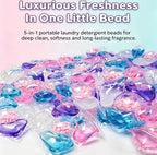 Laundry Cleaning Pods – Long-Lasting Fragrance | Deep Cleaning & Fresh Scent Laundry Detergent Pods | Easy-Dissolve Washing Machine Pods for Everyday Clothes