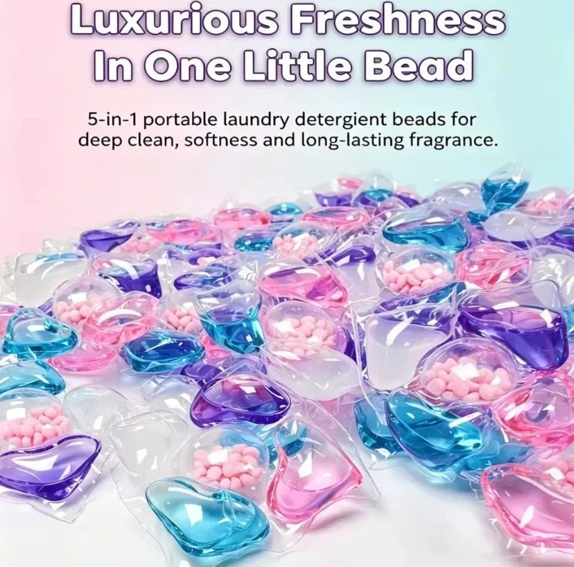Laundry Cleaning Pods – Long-Lasting Fragrance | Deep Cleaning & Fresh Scent Laundry Detergent Pods | Easy-Dissolve Washing Machine Pods for Everyday Clothes