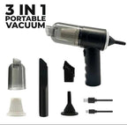 3-in-1 Portable Wireless Vacuum Cleaner Handheld Cordless for Car & Home