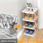 X-Frame Shoe Rack – Multi-Tier Vertical Shoe Stand for Home