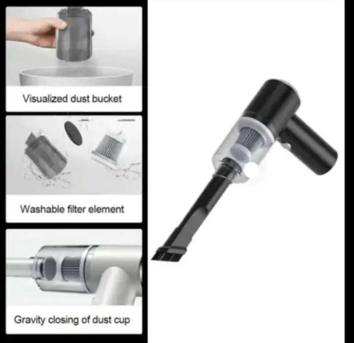 3-in-1 Portable Wireless Vacuum Cleaner Handheld Cordless for Car & Home