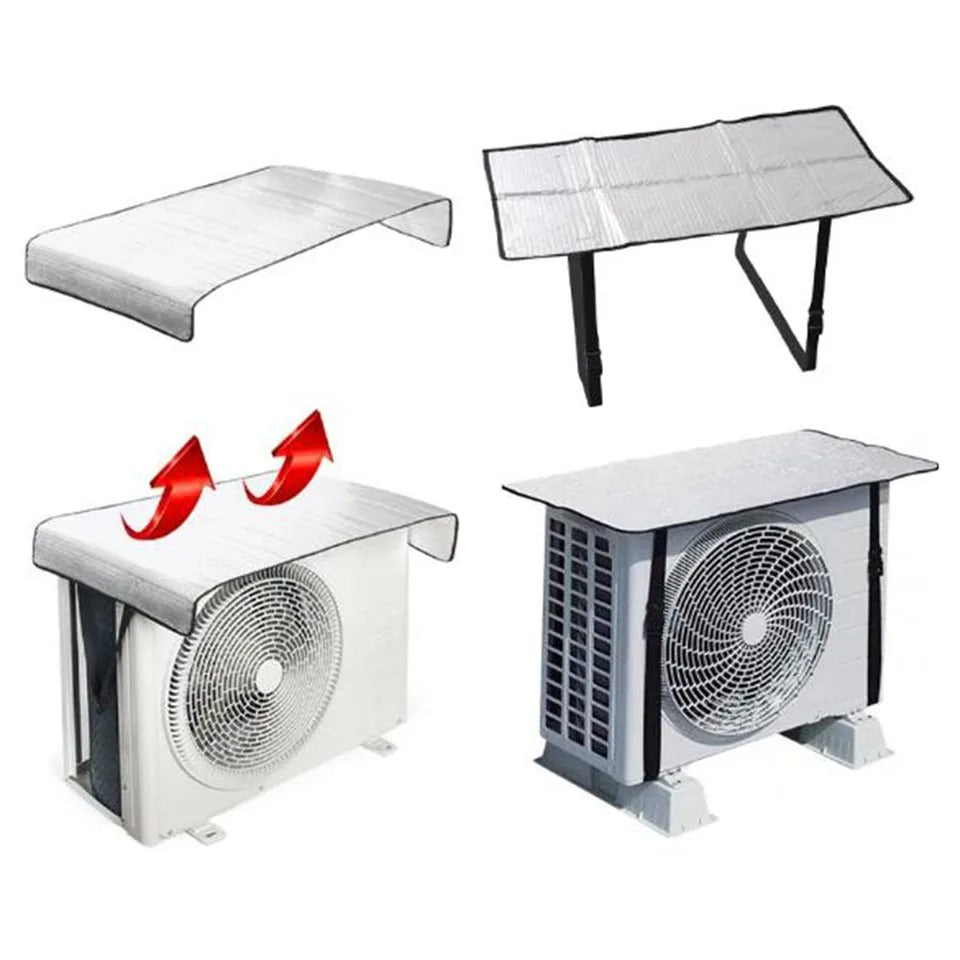 AC Outdoor Unit Sun Shield Cover Aluminum Foil Heat