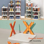 X-Frame Shoe Rack – Multi-Tier Vertical Shoe Stand for Home