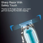 Daling Professional Hair Clipper Transparent Body & LED Display