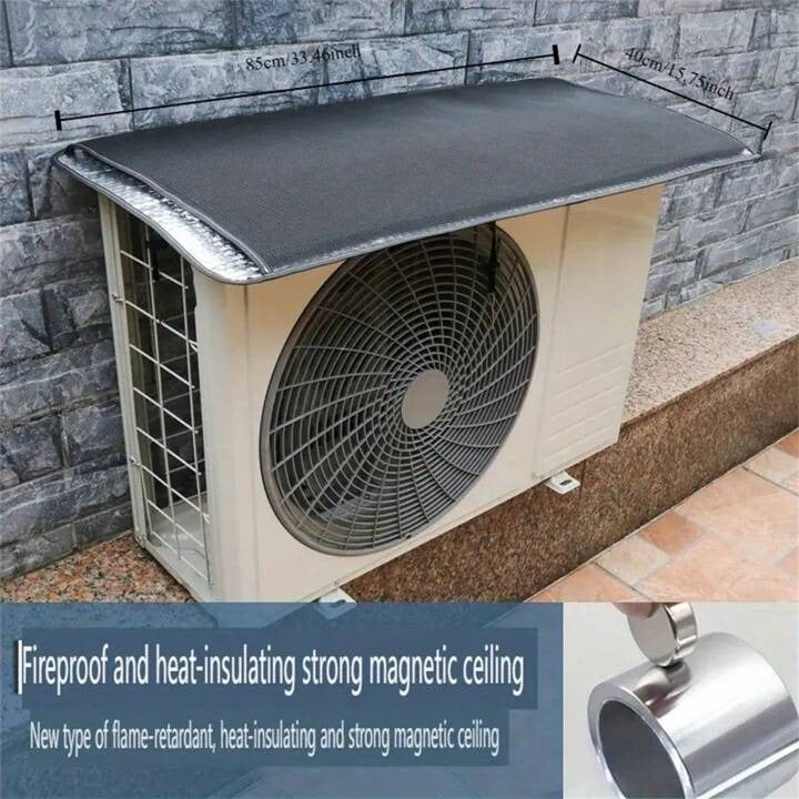 AC Outdoor Unit Sun Shield Cover Aluminum Foil Heat