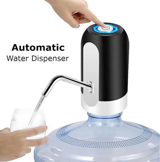 Electric Water Bottle Pump for 19L Bottles – USB Rechargeable Automatic Water Dispenser with One-Touch Operation