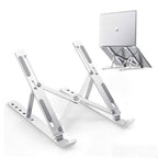 Metal Laptop Stand – Portable Foldable Adjustable Aluminum Laptop Holder for Desk & Office