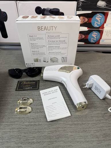 IPL Laser Hair Removal Device – At-Home IPL Hair Remover for Women & Men with Adjustable Intensity for Face, Arms, Legs & Body