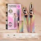 Blawless 2-in-1 Ladies Hair Remover & Eyebrow Trimmer – Rechargeable Facial Hair Removal Machine with Precision Trimmer
