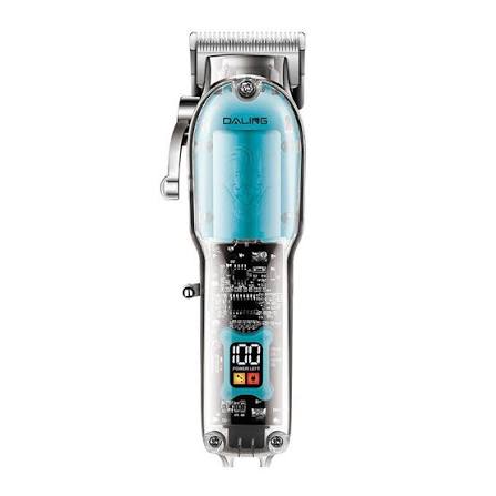 Daling Transparent Body Hair Trimmer – Rechargeable Professional Cordless Beard & Hair Clipper with LED Display