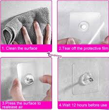 Self Adhesive Screw Hook Stickers – Strong Wall Hanging Hooks for Kitchen, Bathroom, Clothes, Keys & Home Organization | Pack of 10/20/30