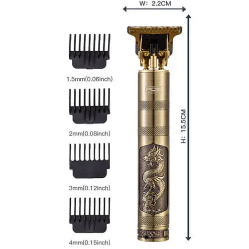 Vintage T9 Professional Hair Trimmer Dragon Edition Zero Gapped Blade