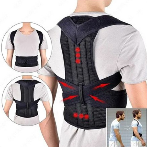 Back Posture Corrector Belt Magnetic Spine Support Brace