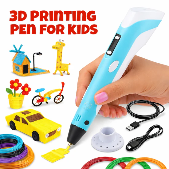 3D Pen-2 Draw Your Dream LCD Display