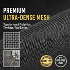 Magnetic Mesh Screen Door 52 Magnet Auto-Close Bug