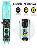 Daling Professional Hair Clipper Transparent Body & LED Display