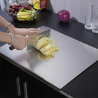 Premium Stainless Steel Cutting Board Heavy-Duty, Hygienic Kitchen Prep Board