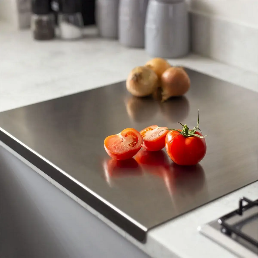 Premium Stainless Steel Cutting Board Heavy-Duty, Hygienic Kitchen Prep Board