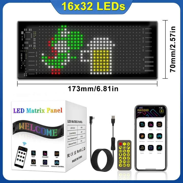 Smart RGB LED Matrix Panel Display