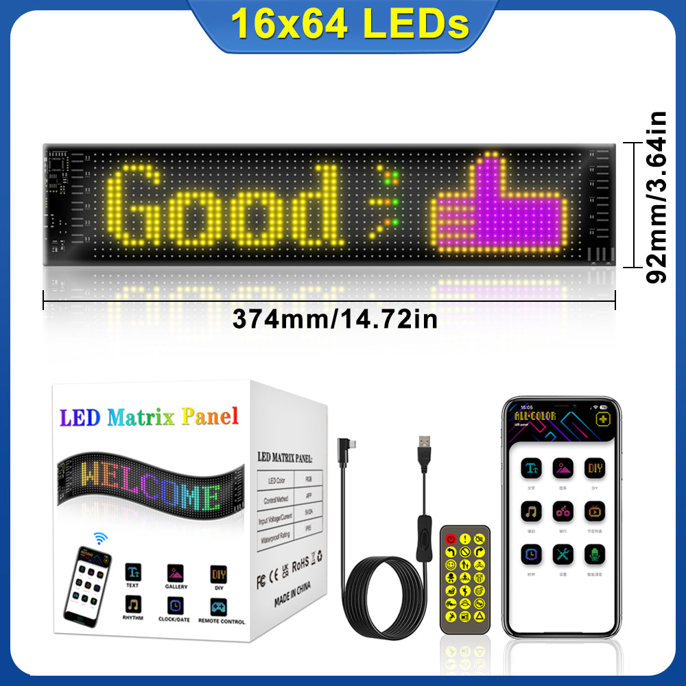 Smart RGB LED Matrix Panel Display