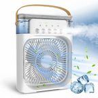 Portable Mini Air Cooler Fan with 5 Nozzle Mist Spray